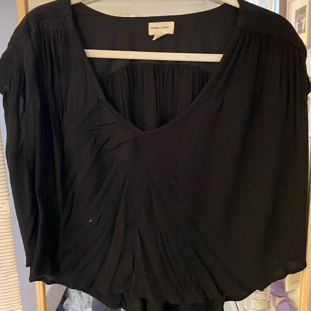 Silence + Noise (Urban Outfitters) Black Blouse